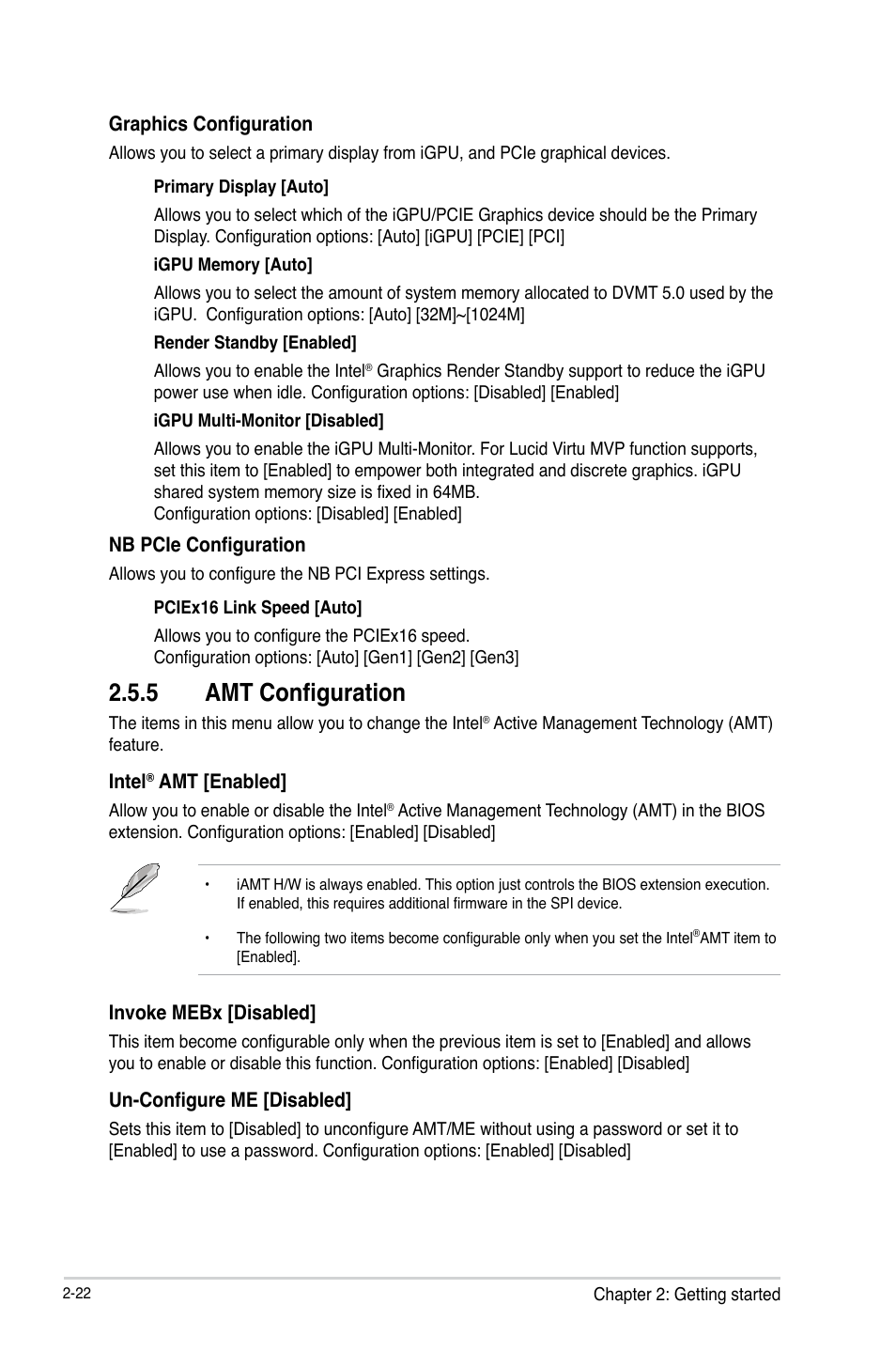 5 amt configuration | Asus B75M-A User Manual | Page 68 / 86