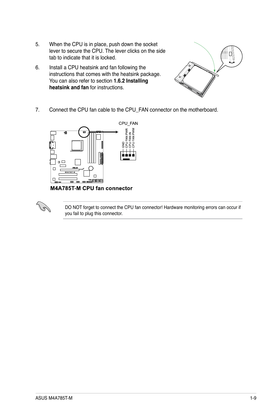 Asus M4A785T-M User Manual | Page 21 / 64