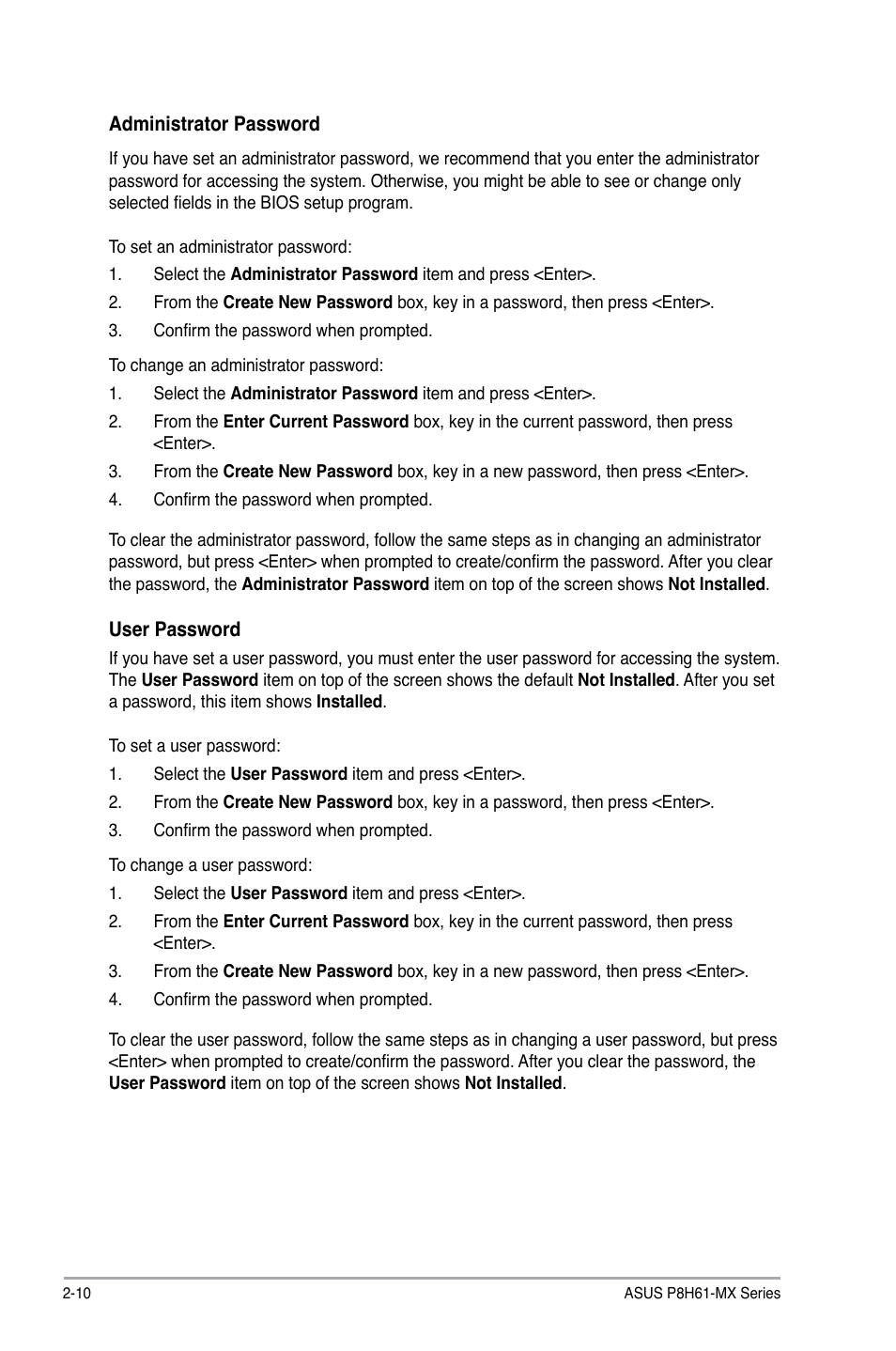 Asus P8H61-MX USB3 User Manual | Page 46 / 68