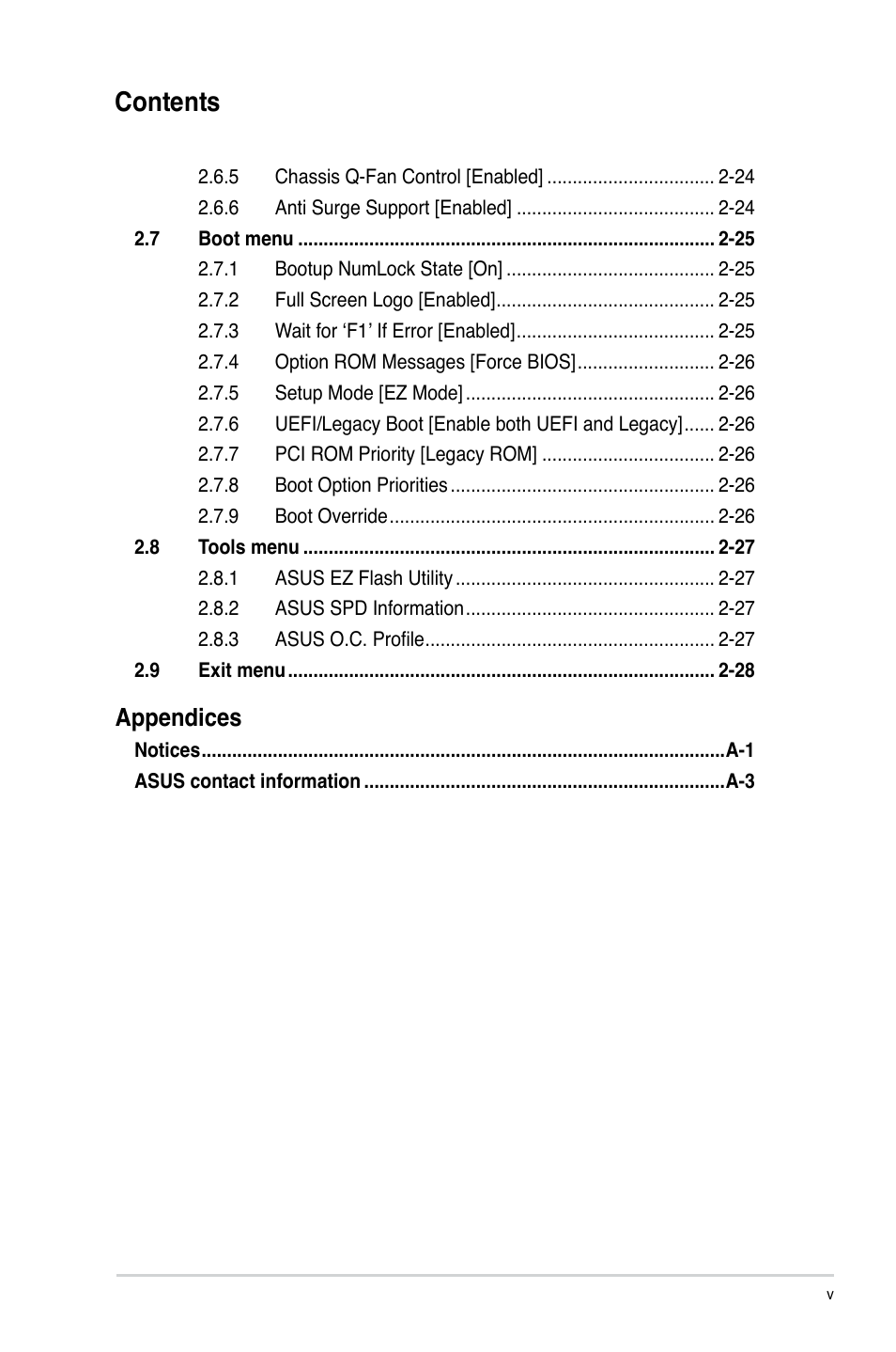 Asus P8H61-MX USB3 User Manual | Page 5 / 68