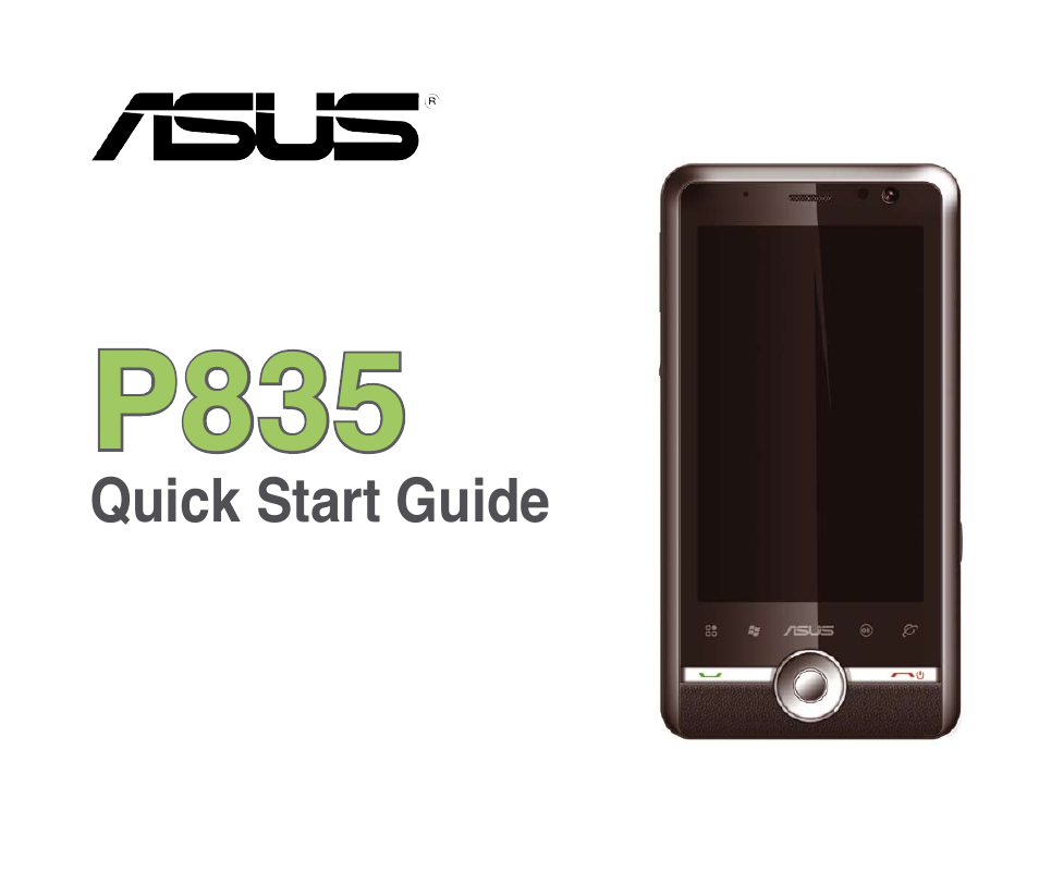 Asus P835 User Manual | 53 pages