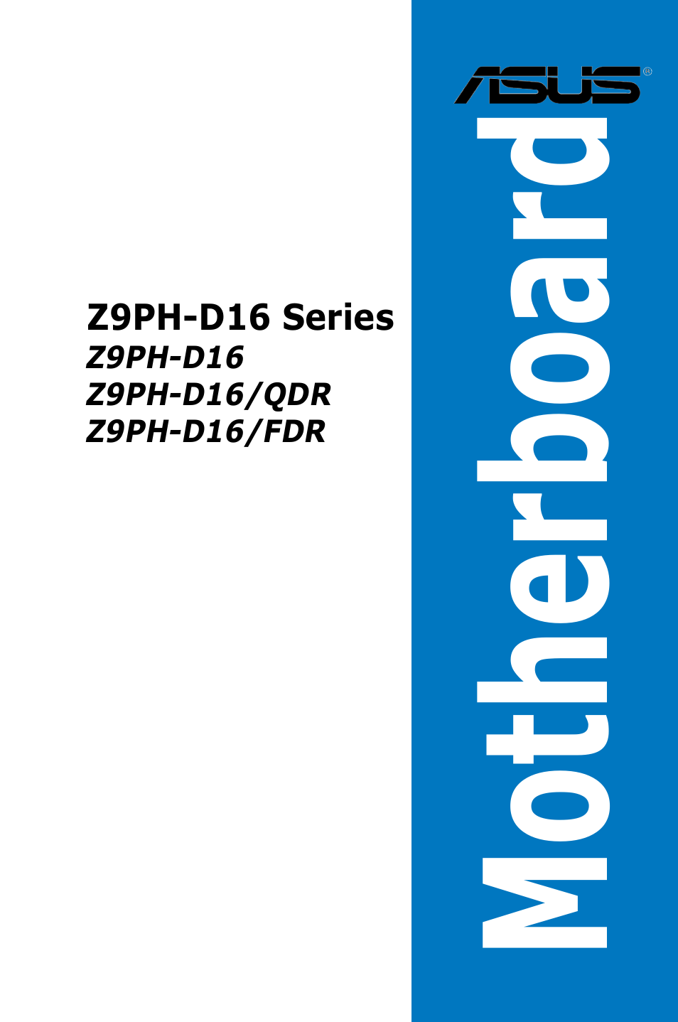 Asus Z9PH-D16 User Manual | 192 pages
