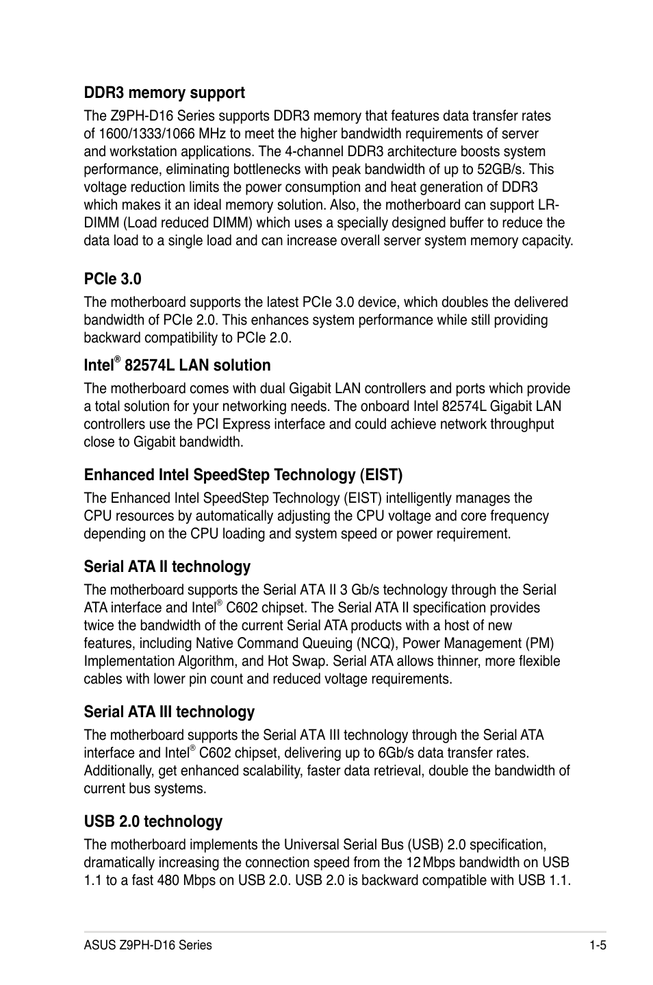 Asus Z9PH-D16 User Manual | Page 17 / 192