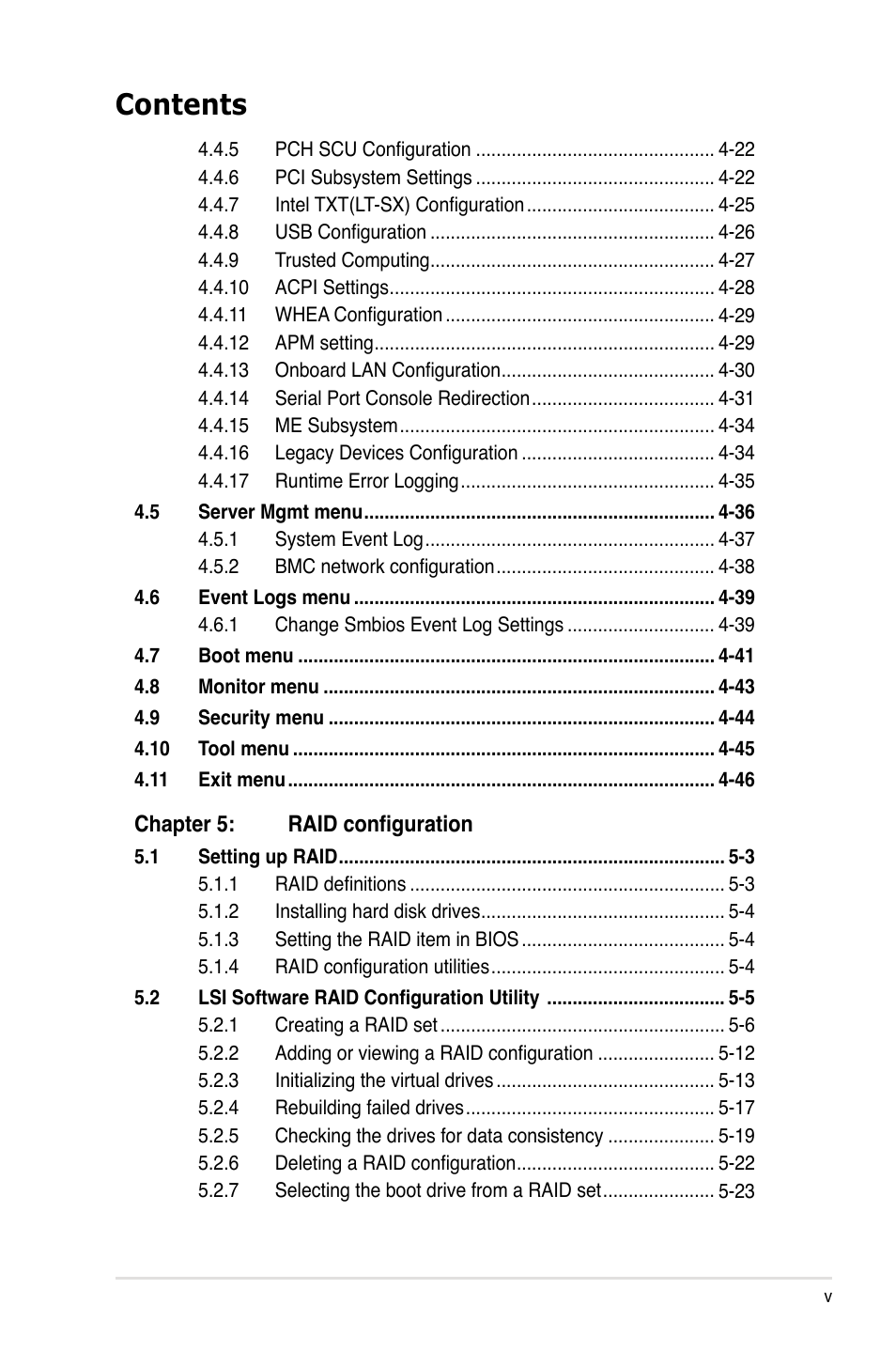 Asus Z9PH-D16 User Manual | Page 5 / 192