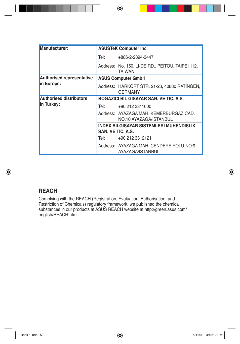 Reach | Asus DSL-N11 User Manual | Page 5 / 37