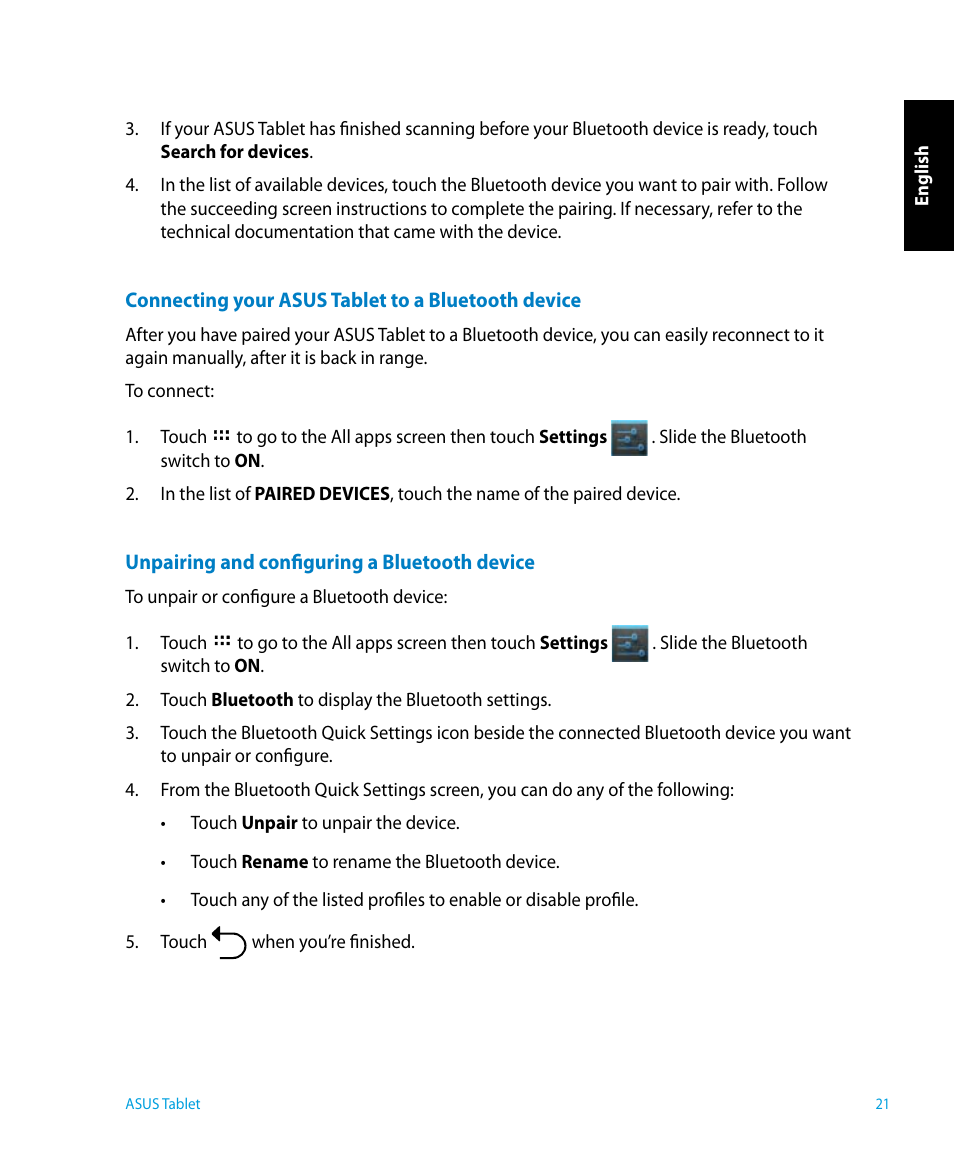 Asus P1801 User Manual | Page 21 / 64