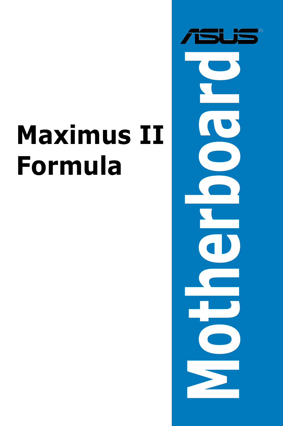 Asus Maximus II Formula User Manual | 174 pages