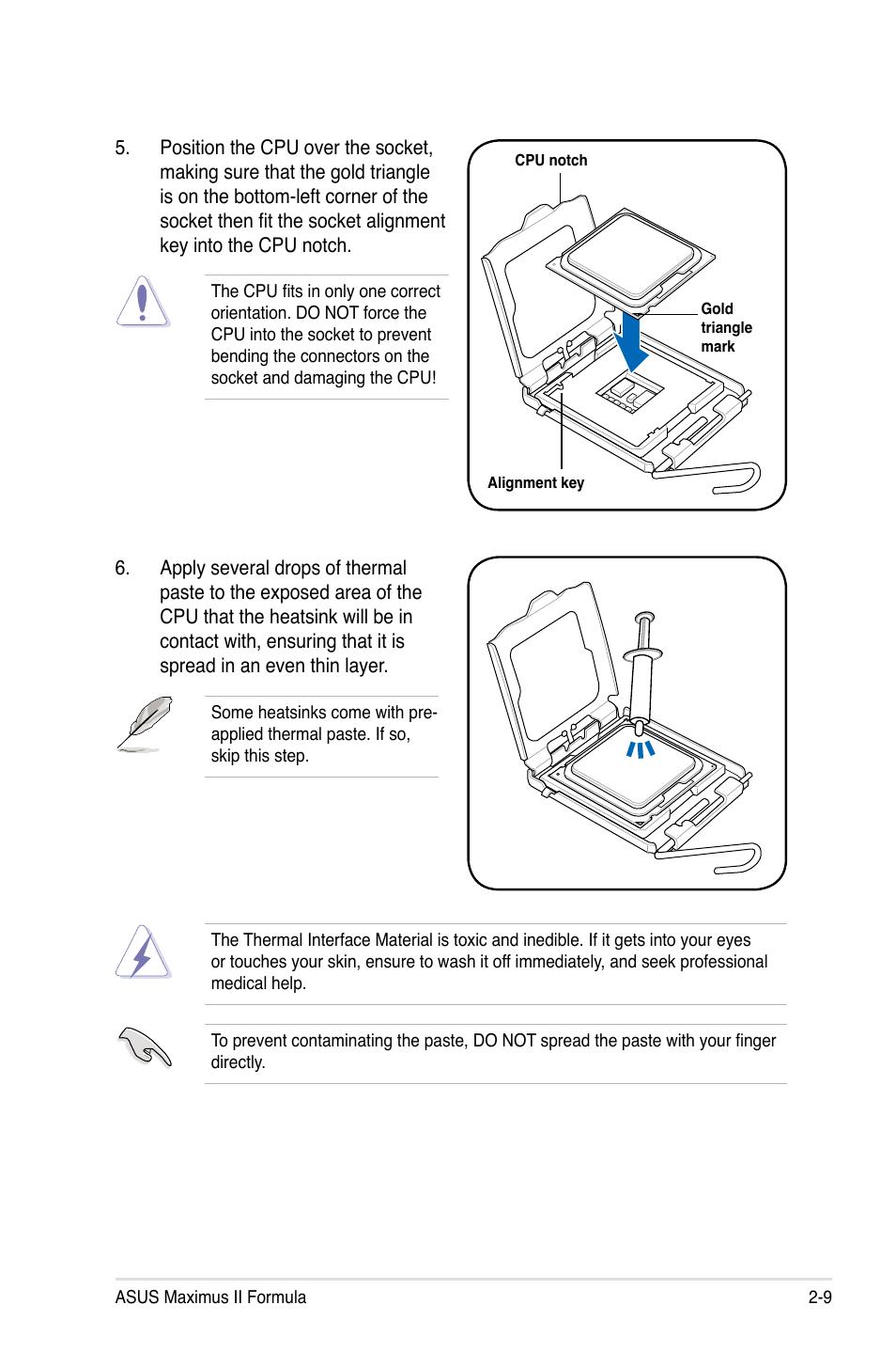 Asus Maximus II Formula User Manual | Page 35 / 174