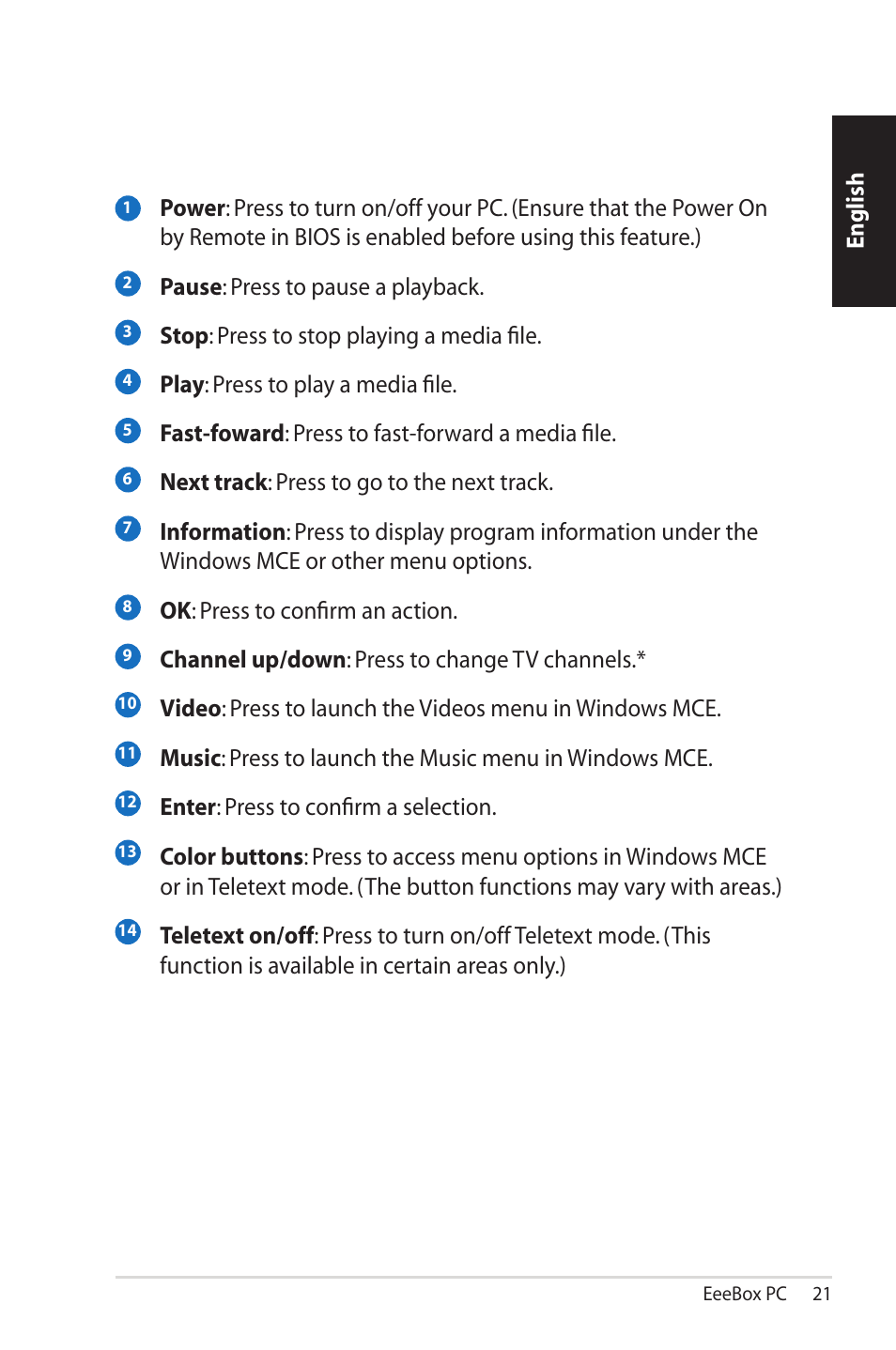 Asus EB1503 User Manual | Page 21 / 42