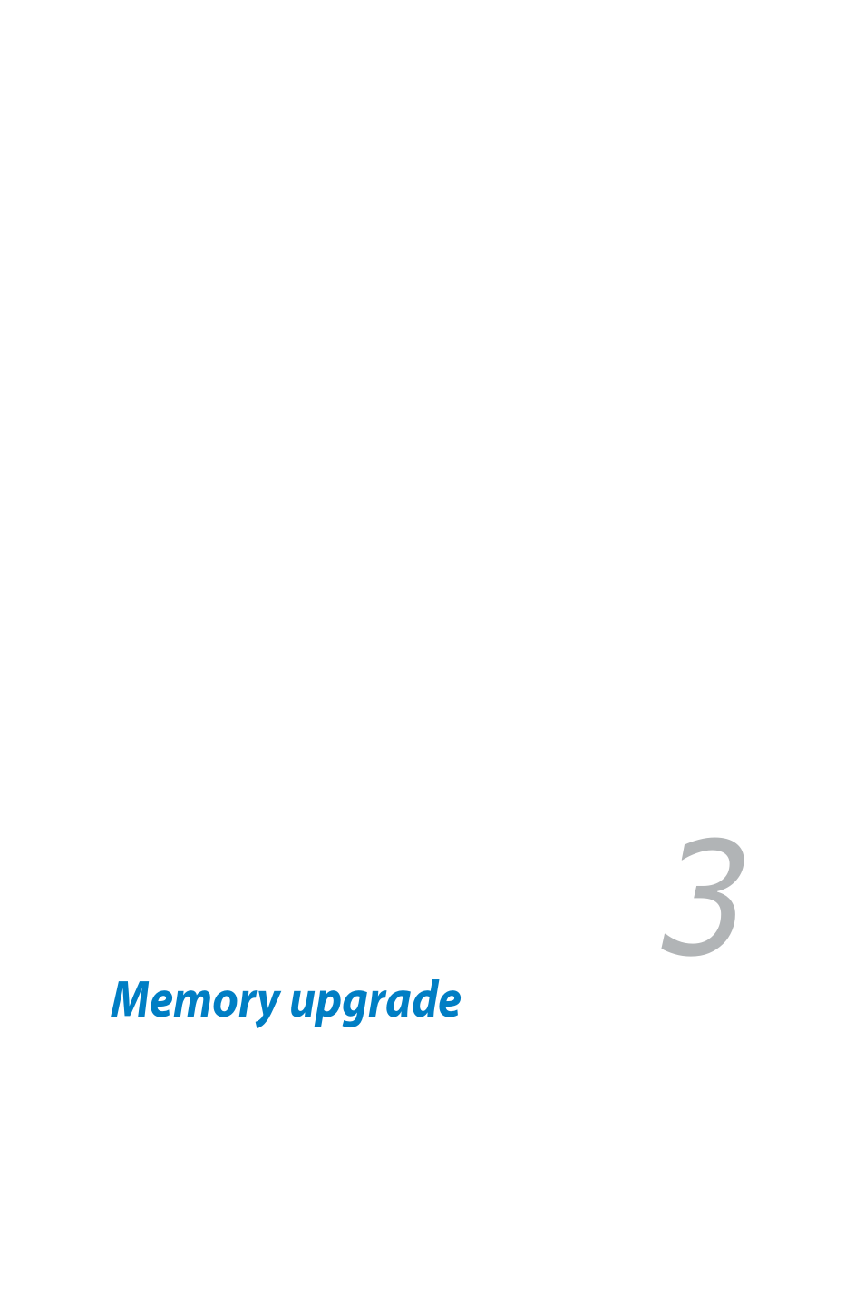 Memory upgrade | Asus VM40B User Manual | Page 21 / 42