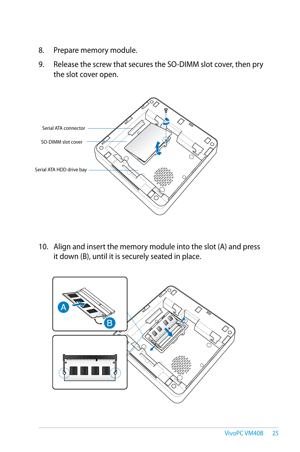 Asus VM40B User Manual | Page 25 / 42