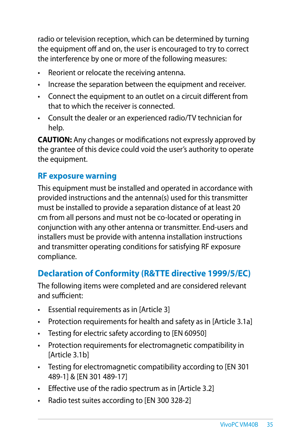 Asus VM40B User Manual | Page 35 / 42