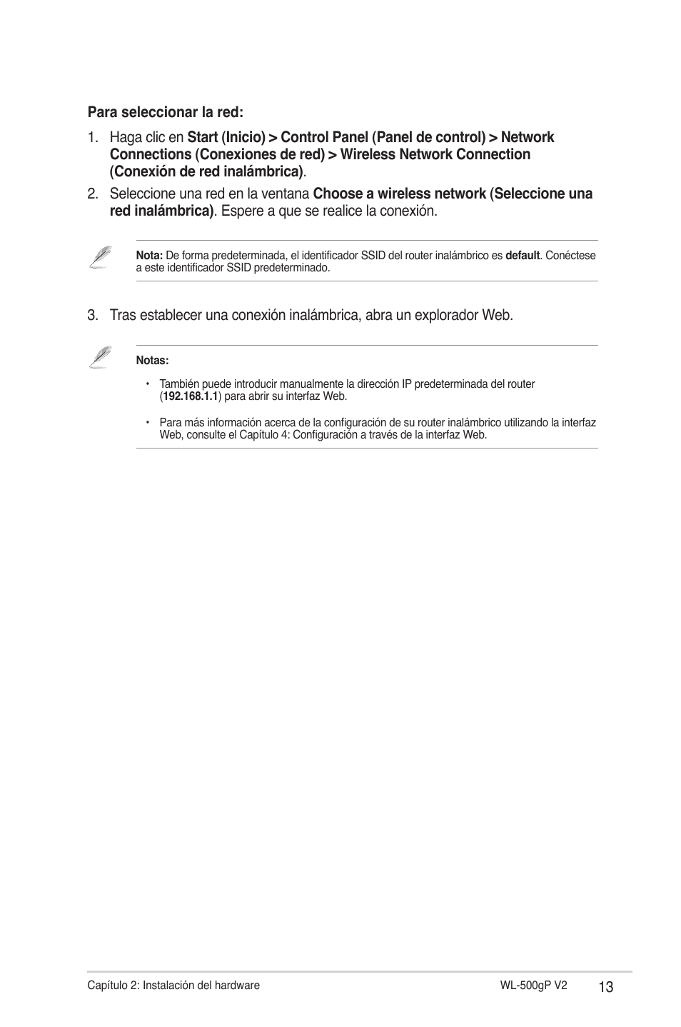 Asus WL-500gP V2 User Manual | Page 13 / 64