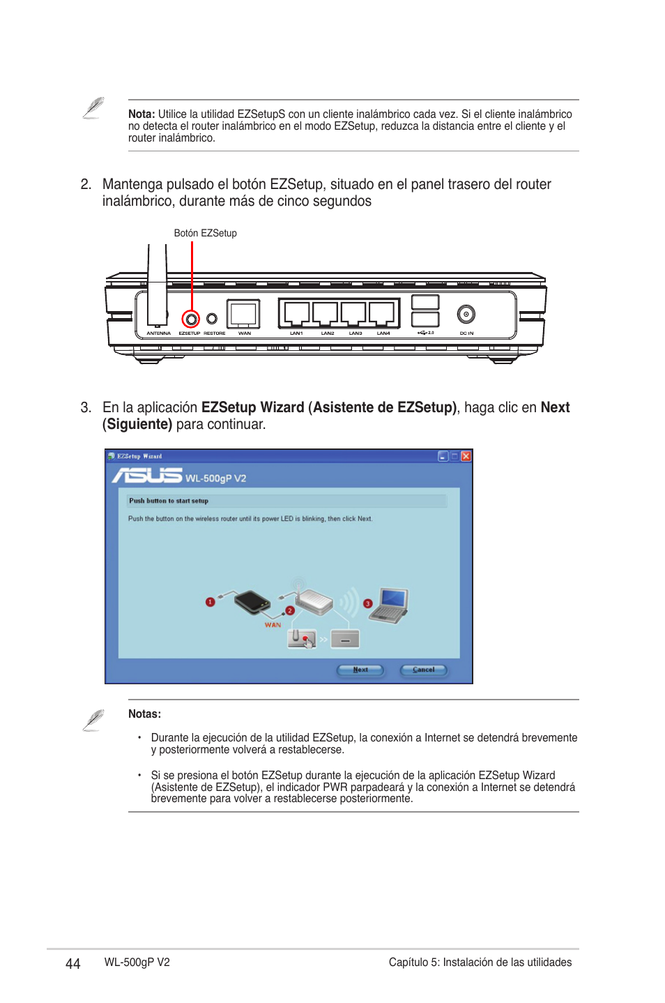 Asus WL-500gP V2 User Manual | Page 44 / 64