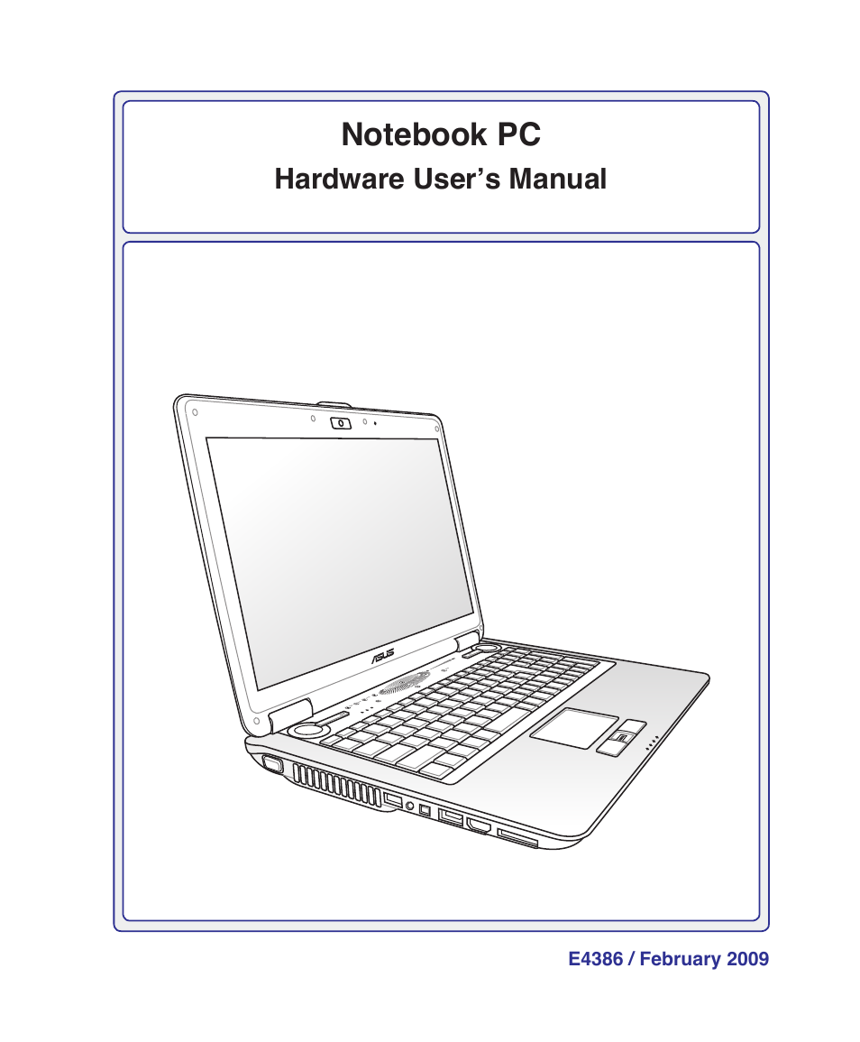 Asus M52V User Manual | 86 pages