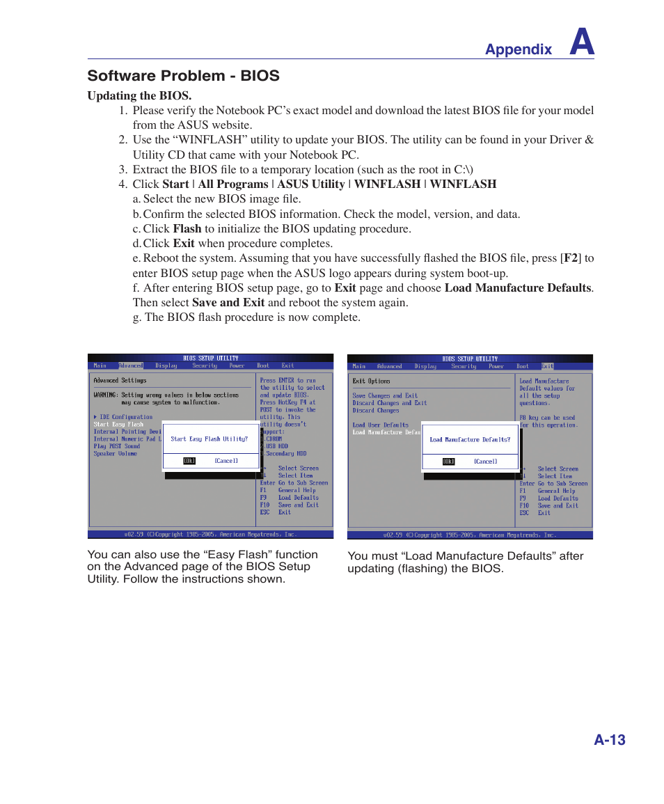 Asus M52V User Manual | Page 67 / 86