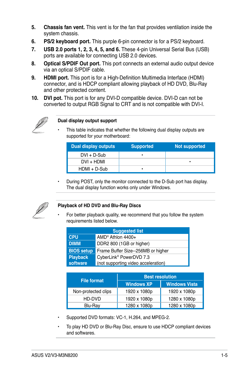 Asus V3-M3N8200 User Manual | Page 15 / 108