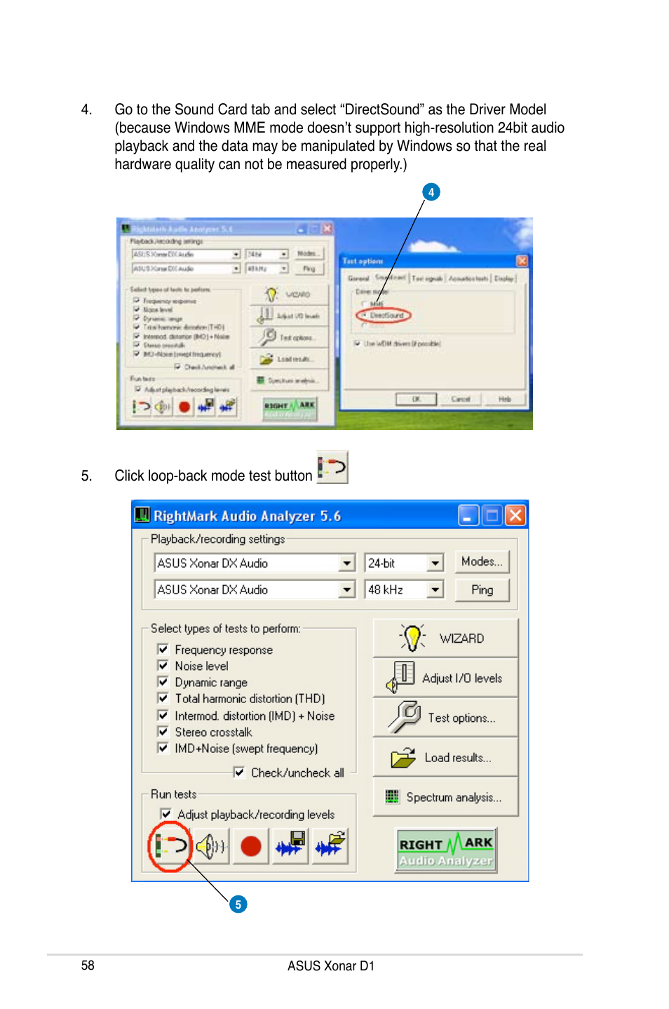 Asus Xonar D1 User Manual | Page 58 / 72