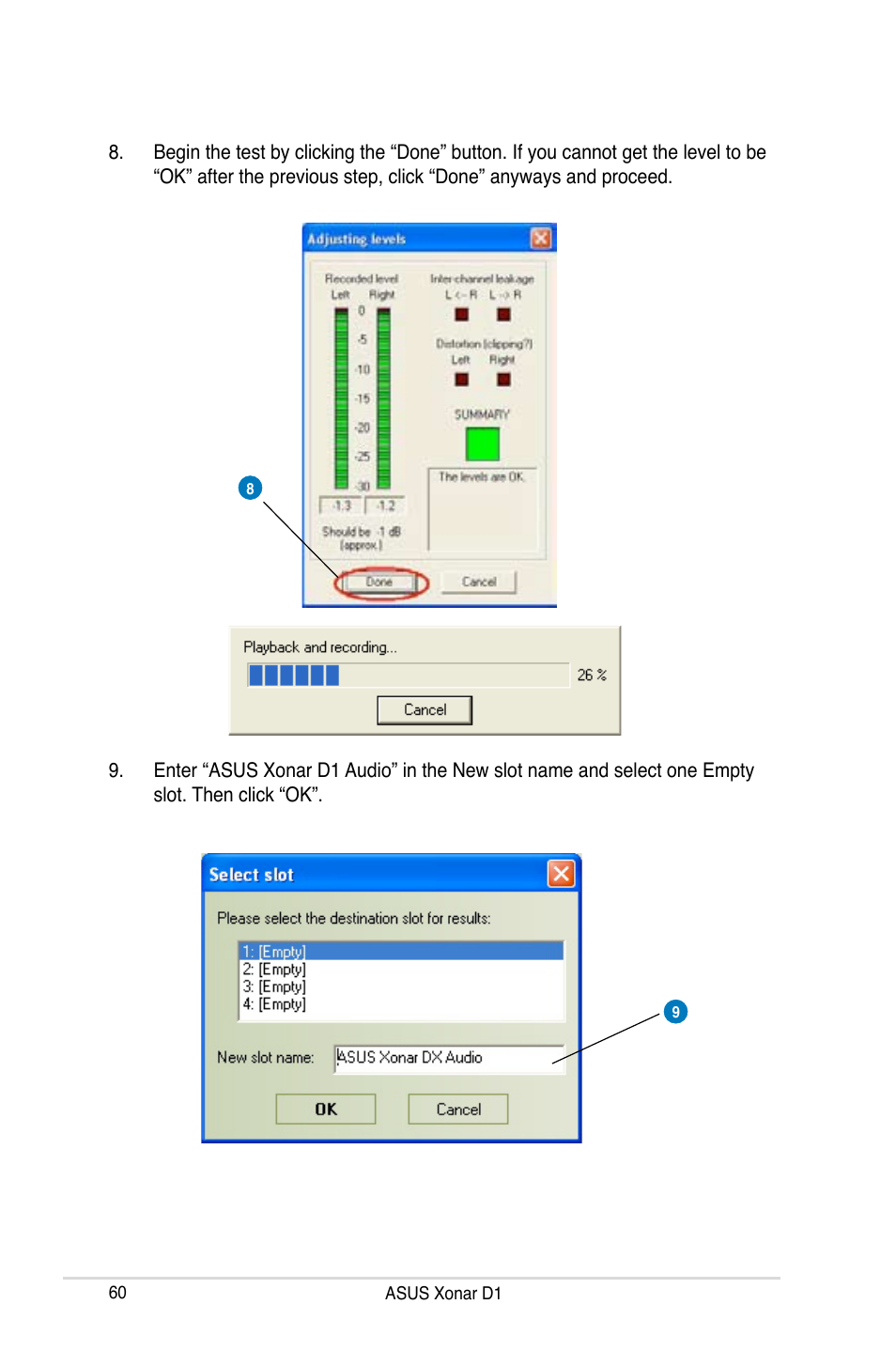 Asus Xonar D1 User Manual | Page 60 / 72