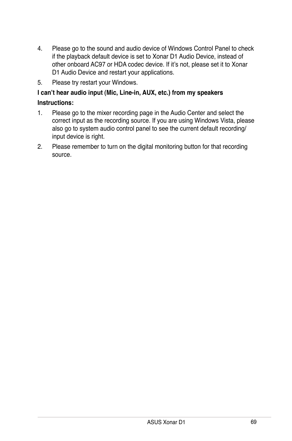 Asus Xonar D1 User Manual | Page 69 / 72