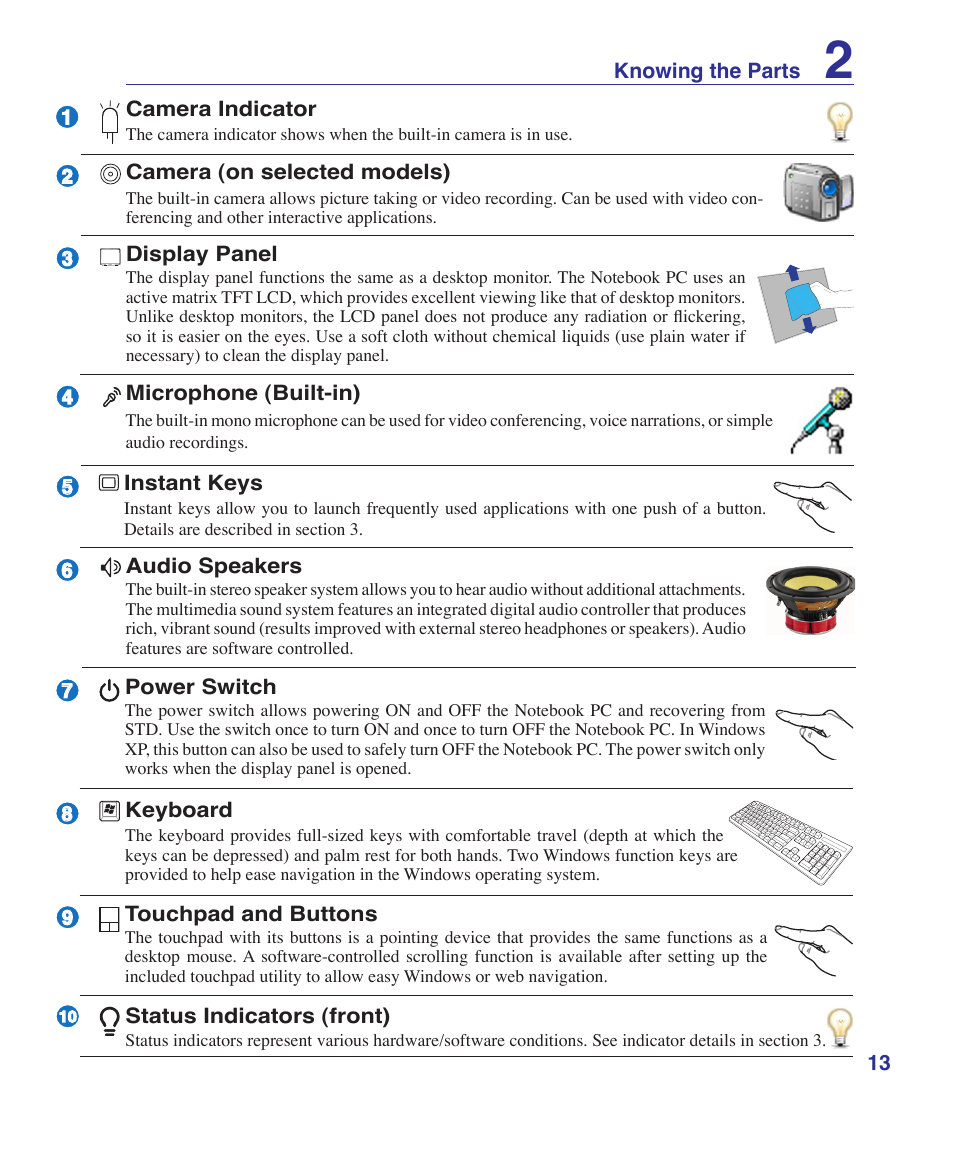 Asus S7F User Manual | Page 13 / 69