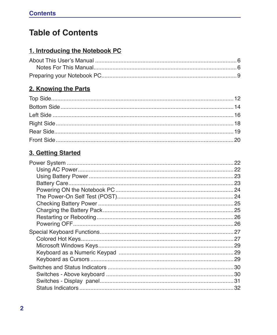 Asus S7F User Manual | Page 2 / 69