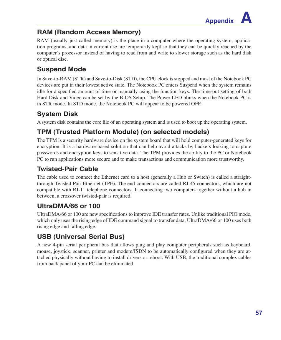 Asus S7F User Manual | Page 57 / 69