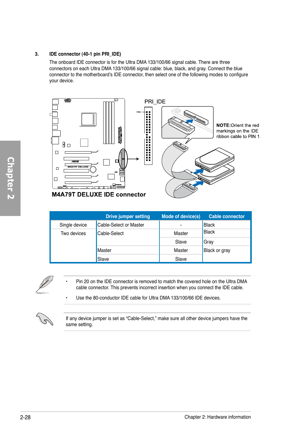 Chapter 2 | Asus M4A79T Deluxe/U3S6 User Manual | Page 48 / 120