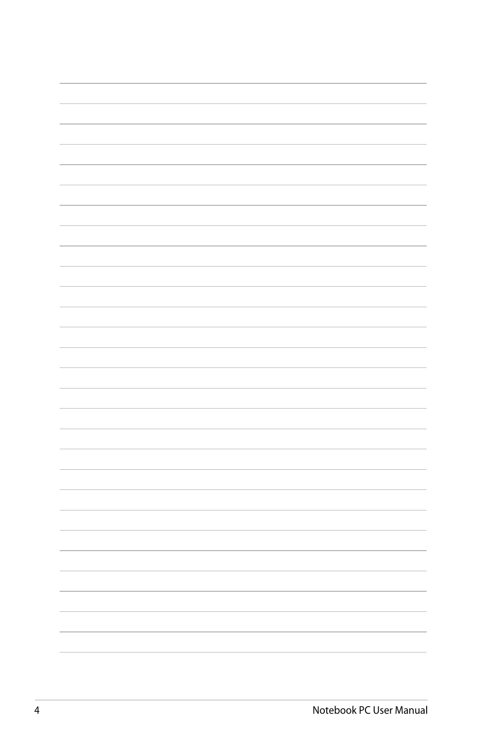 Asus X64Jv User Manual | Page 4 / 110