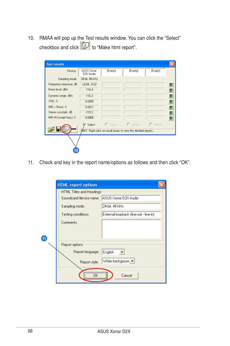 Asus Xonar D2X User Manual | Page 74 / 88