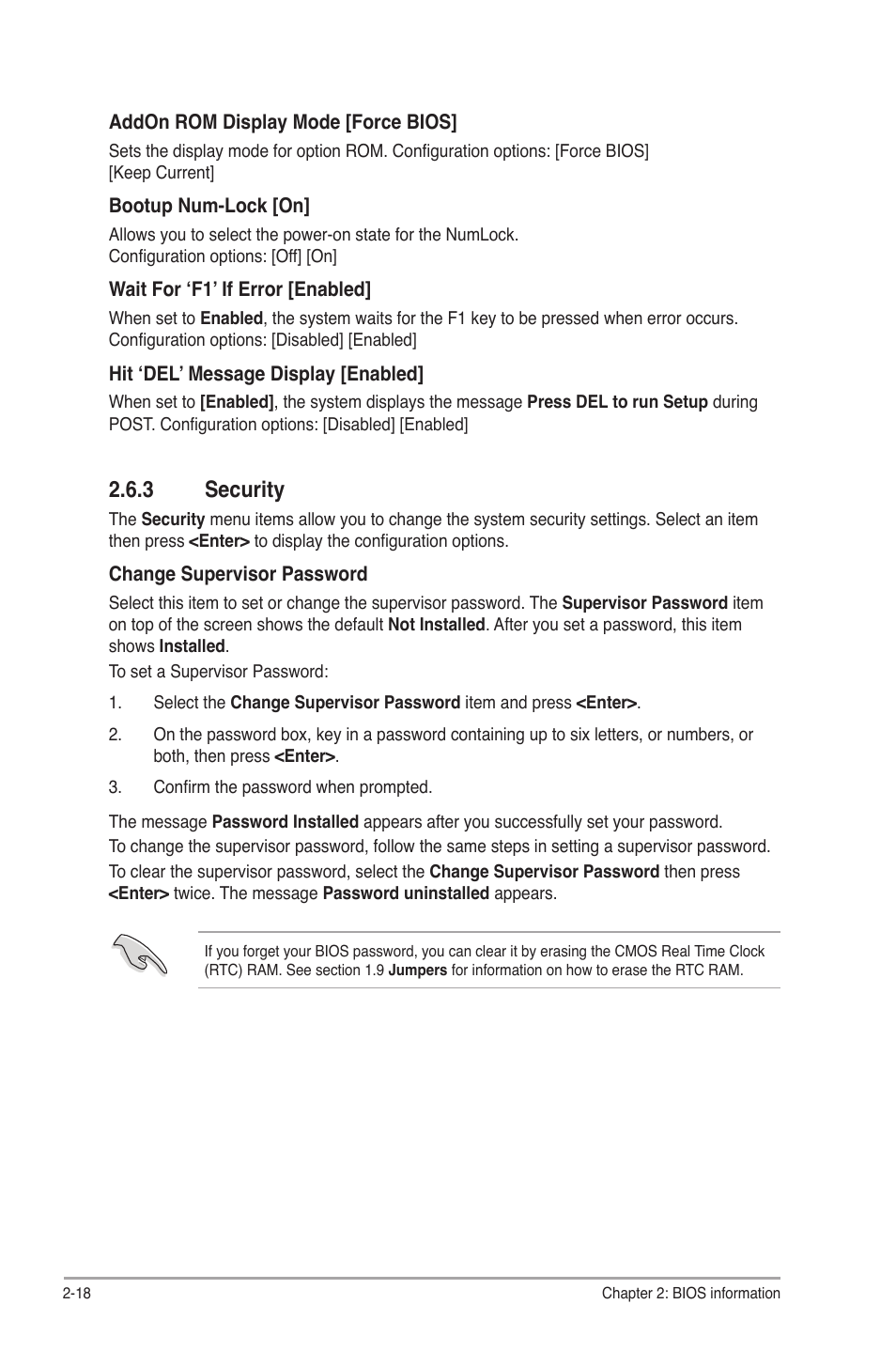 3 security, Security -18 | Asus P5QL-VM EPU User Manual | Page 60 / 64