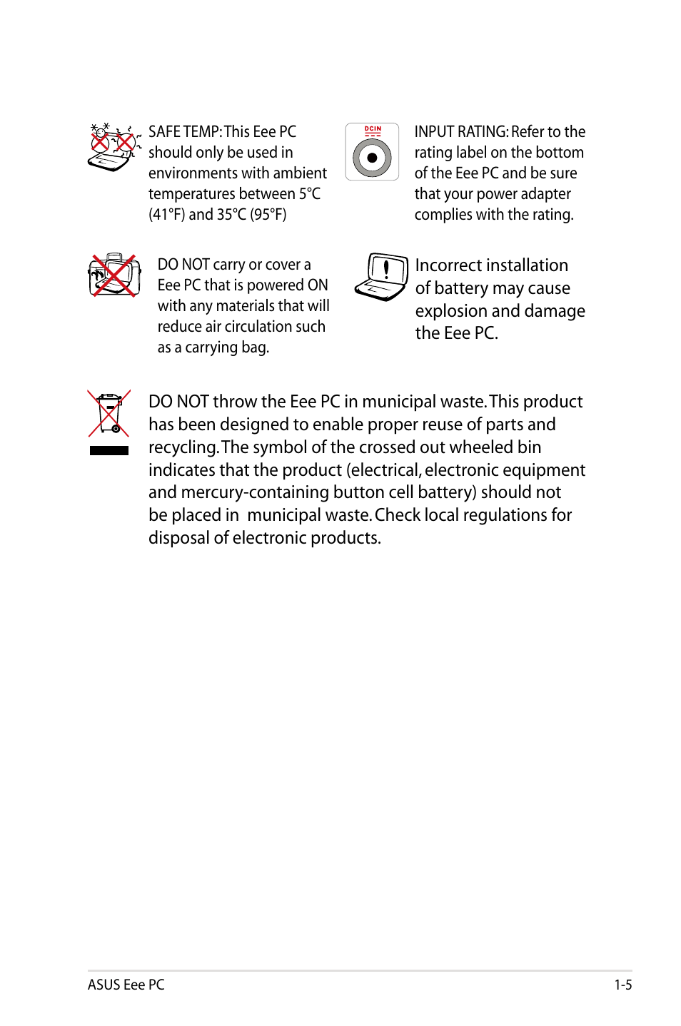 Asus Eee PC S101/XP User Manual | Page 9 / 84