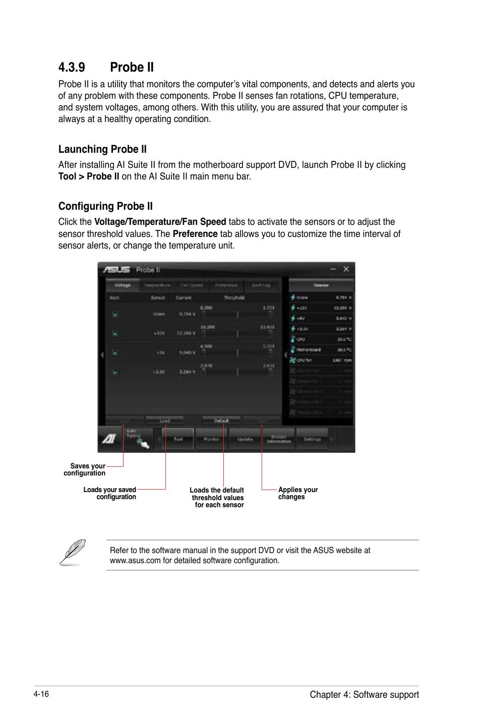 9 probe ii | Asus P9X79-E WS User Manual | Page 144 / 180