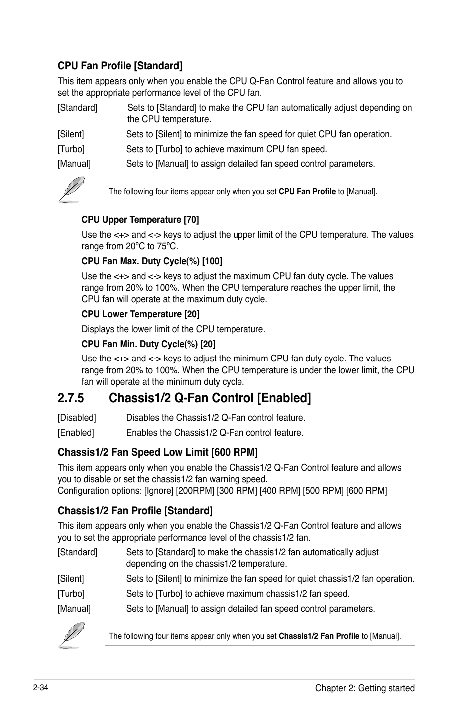 5 chassis1/2 q-fan control [enabled | Asus CS-B User Manual | Page 64 / 77