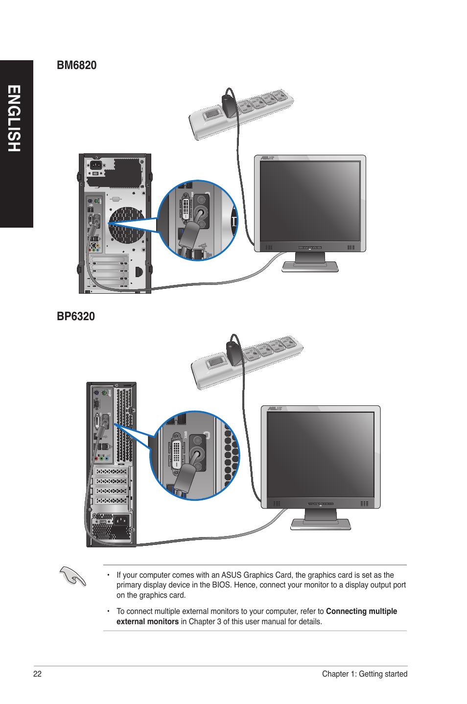 En gl is h en gl is h en gl is h en gl is h | Asus BM6620 User Manual | Page 22 / 70