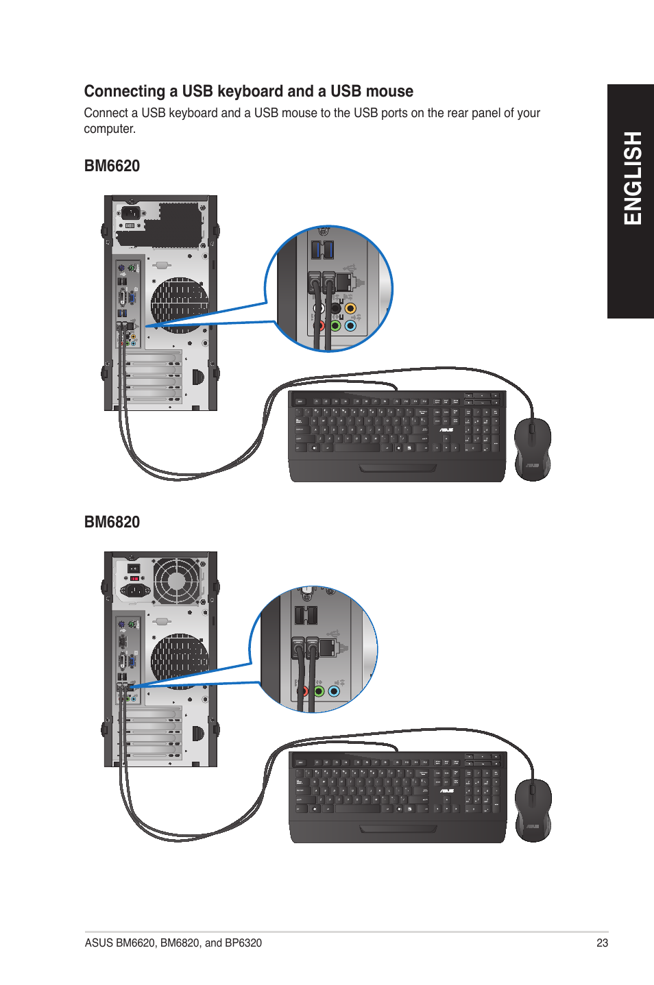 En gl is h en gl is h | Asus BM6620 User Manual | Page 23 / 70