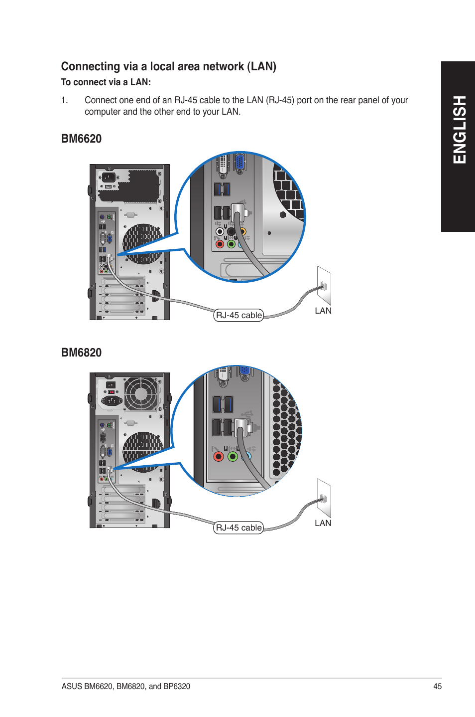 En gl is h en gl is h | Asus BM6620 User Manual | Page 45 / 70