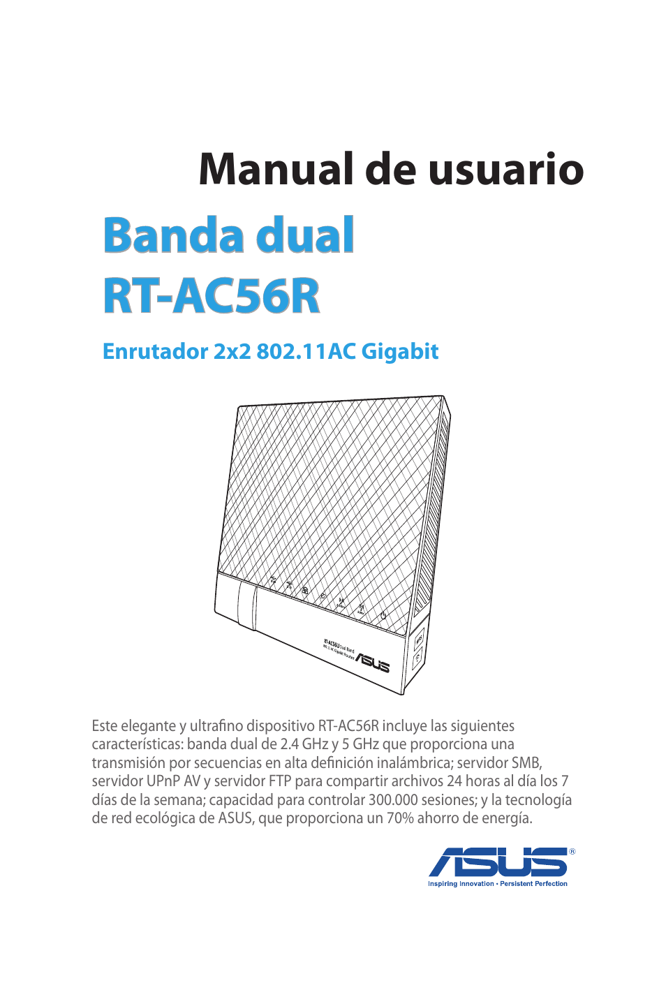 Asus RT-AC56R User Manual | 70 pages