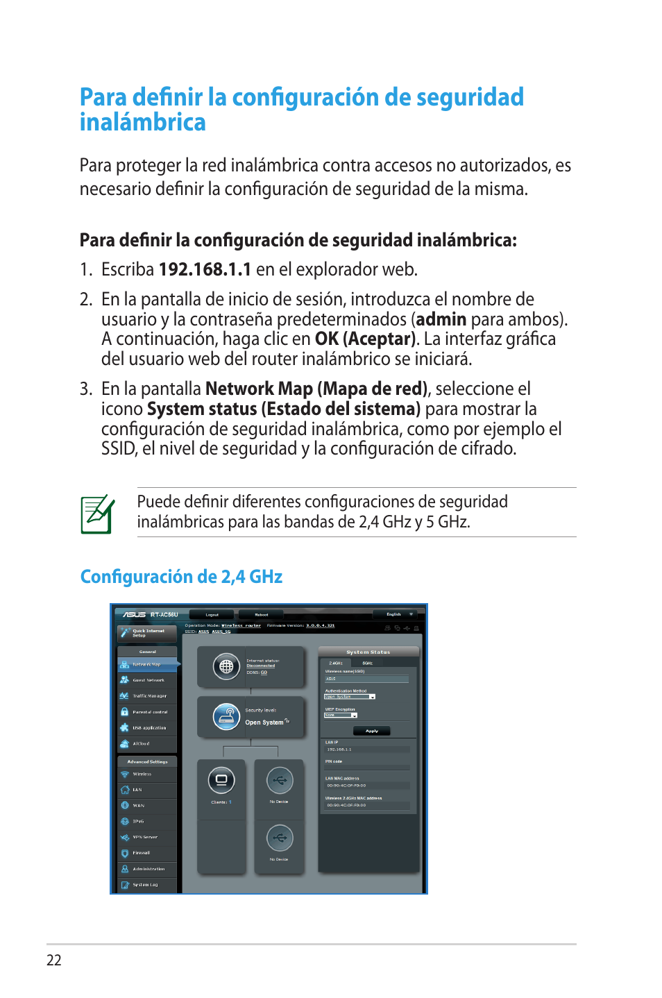 Asus RT-AC56R User Manual | Page 22 / 70