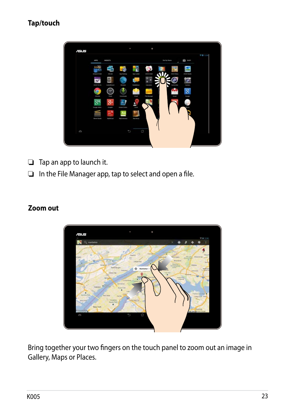 Asus MeMO Pad FHD 10 LTE User Manual | Page 23 / 98