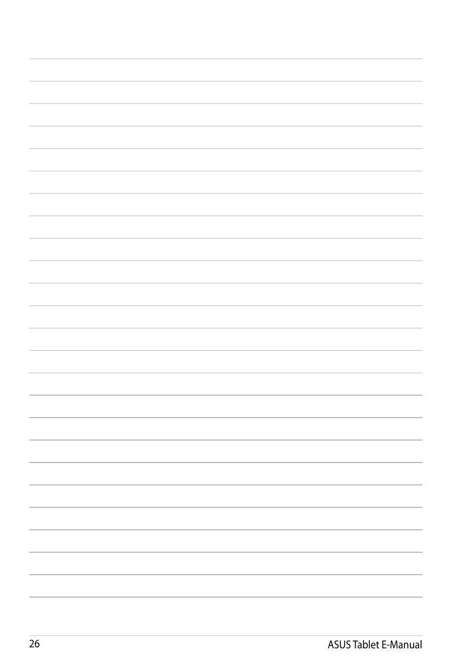 Asus MeMO Pad FHD 10 LTE User Manual | Page 26 / 98