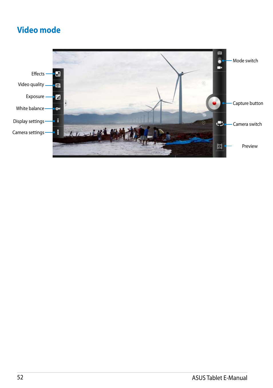 Video mode | Asus MeMO Pad FHD 10 LTE User Manual | Page 52 / 98