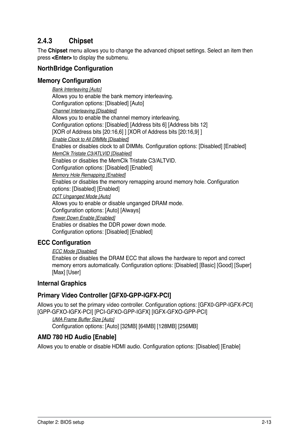 3 chipset, Chipset -13 | Asus M4A78-VM User Manual | Page 55 / 64