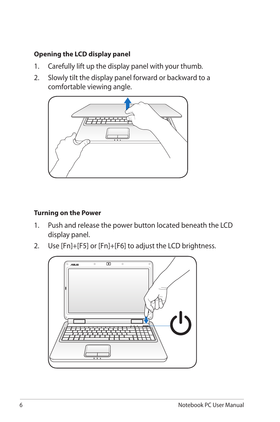 Asus X70IO User Manual | Page 6 / 26