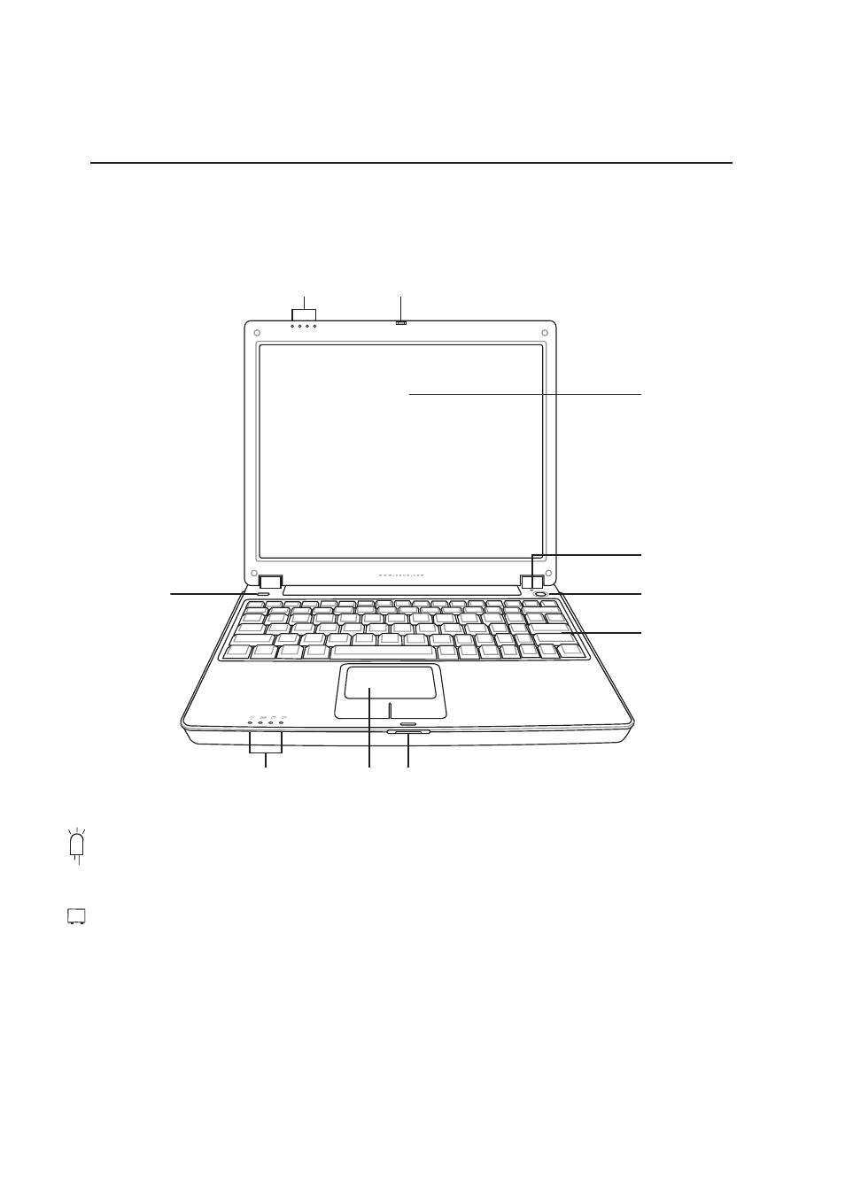 Top side | Asus M5NP User Manual | Page 17 / 76