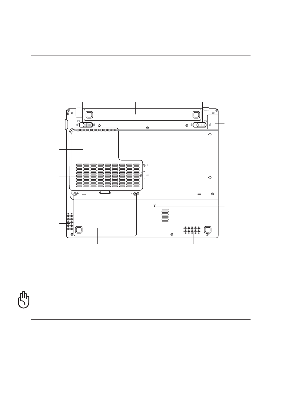 Bottom side, Knowing the parts | Asus M5NP User Manual | Page 19 / 76