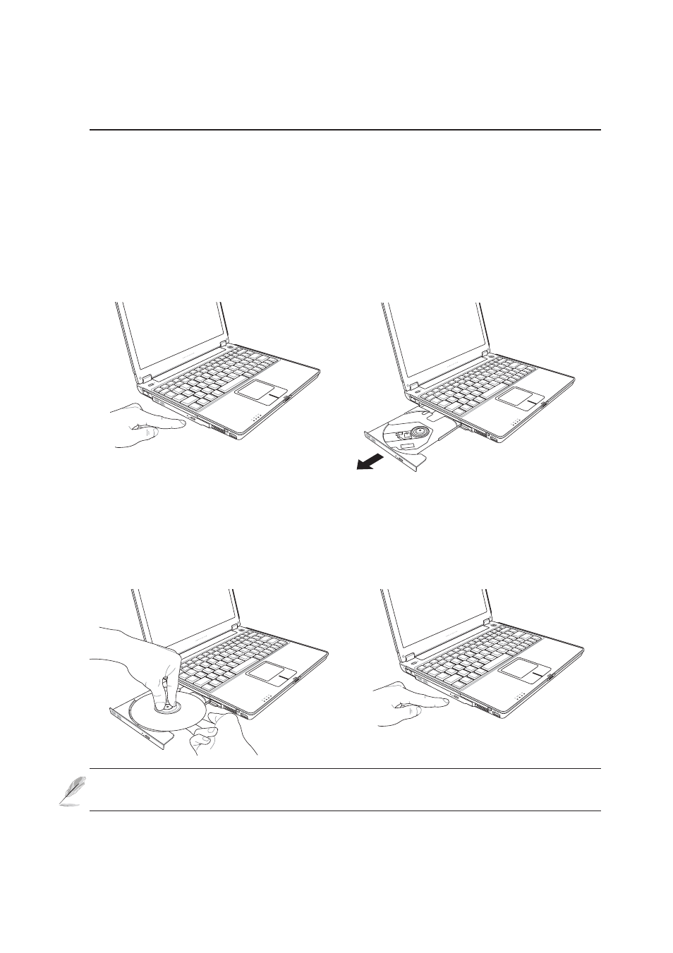 Optical drive | Asus M5NP User Manual | Page 46 / 76