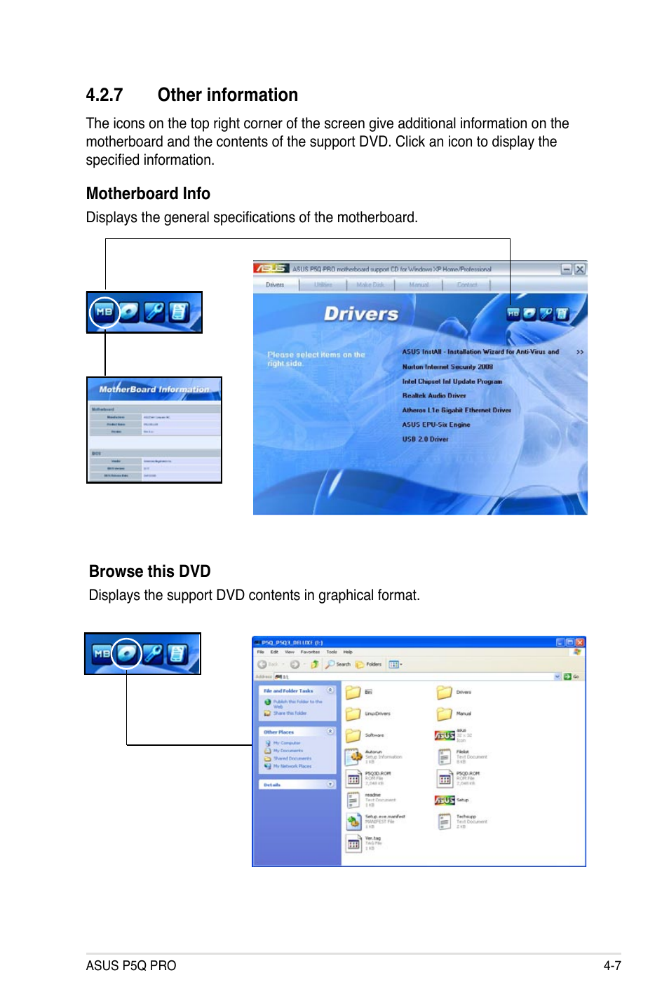 7 other information | Asus P5Q PRO User Manual | Page 119 / 180