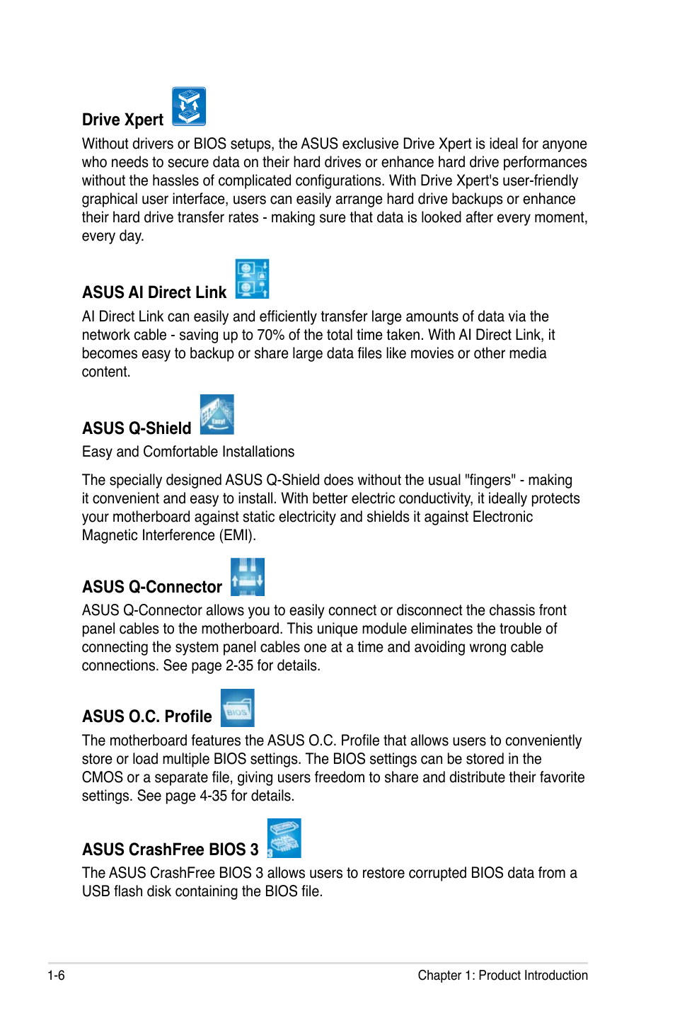 Asus P5Q PRO User Manual | Page 22 / 180