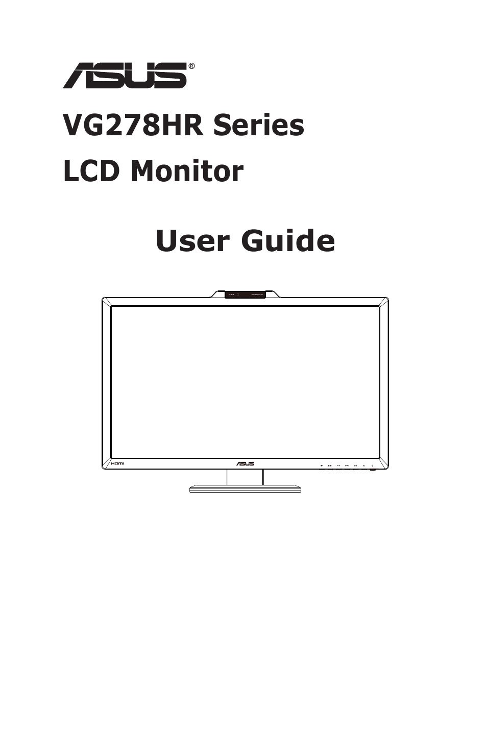 Asus VG278HR User Manual | 27 pages